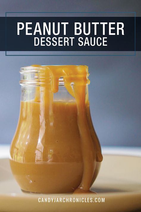 Peanut Butter Dessert, Ice Cream Sauce, Dessert Sauce, Peanut Butter Sauce, Healthy Food Facts, Peanut Butter Desserts, Dessert Toppings, Peanut Butter Lovers, Ice Cream Toppings