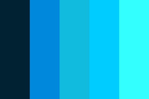 Nuka Cola Quantum Vibrant color palette Vibrant Blue Color Palette, Anotomy Reference, Nuka Cola Quantum, Blue Pallets, Nude Color Palette, Neon Colour Palette, Nuka Cola, Color Descriptions, Colour Story