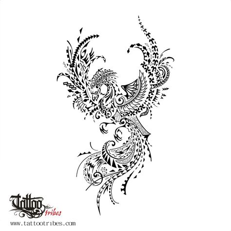 Mandala Phoenix Tattoo, Hmong Tattoo, Chandelier Tattoo, Ab Tattoo, Polynesian Tattoos Women, Polynesian Tattoos, Line Art Flowers, Phoenix Tattoo Design, Maori Tattoo Designs