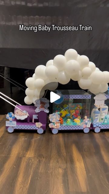 Buy Sky on Instagram: "Viral Baby trousseau train leaving from BuySky Station 🚂 💙  (Baby boy, baby trousseau, hamper gift, train hamper, baby trousseau train, moving baby train)  #babyhampers #babyboytrousseau #babyannouncement #babyboy #babyshower #babyboyclothes #babyboy💙 #babyboypacking #trousseaupacking #babytrousseaupacking #trainhamper #trendingreels #viralreels #nanihalexpress" Nanihal Train Hamper, Baby Boy Hamper Ideas, Baby Hampers Ideas Gift, Baby Hamper Ideas, Creative Baby Shower Gift Ideas, Baby Train, Diy Baby Shower Gift, Creative Baby Shower Gifts, Baby Shower Hamper