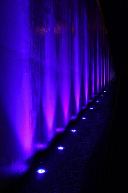 uplight stairs at entry? Light building facade for dramatic entrance? Corporate Event Design, Up Lighting, Purple Lighting, Nightclub Design, Entry Lighting, Pc Gaming Setup, Facade Lighting, New Retro Wave, Hal Decor