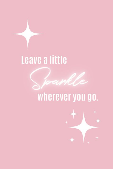 No matter where you go in life, always remember to add a little bit of sparkle. Let your light shine bright and encourage others along the way. Life is too short to not glitter on! Always Shine Quote, Positive Quites, Shine Quotes, Safe Makeup, Red Quotes, Tiny Quotes, Always Shine, Natural Eyeshadow, Go Pink