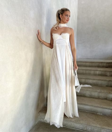 The Jacqueline — UNDONE by Kate Rehearsal Dinner Outfits, Dinner Reception, Rehearsal Dinner Dresses, Princess Wedding Dress, Princess Wedding Dresses, Princess Wedding, Satin Wedding, Reception Dress, Wedding Outfits