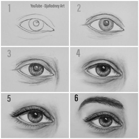 Easy Way to Draw Realistic Eyes Step by Step For Beginners   Hello guy!  In this tutorial you will learn to draw a realistic eye step by step easily, this video is about 53 minutes. I also show how to draw eyeball, eyelashes etc. Watch the video to the end so you can see the final result of the artwork.  Now grab a piece of paper and a pencil, let's have so fun...! How To Draw And Eye, Eyes Sketch For Beginners, How To Make Realistic Eyes, How To Draw Almond Eyes, How To Draw Eyes For Beginners, Eyeball Drawing Easy, How To Draw Eyeball, How To Draw An Eyeball, Eyes Sketch Pencil Step By Step