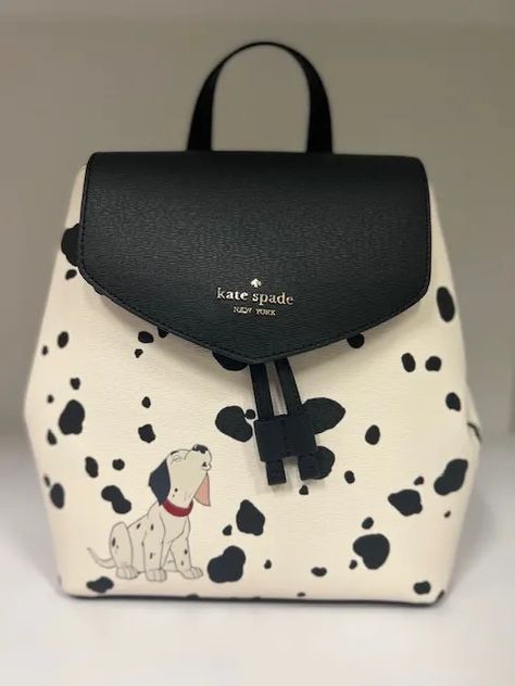 The New 101 Dalmatian Kate Spade Collection Is Fabulous Dahling! - Mochila Louis Vuitton, Disney Bags Backpacks, Kate Spade Disney, Cute Mini Backpacks, 101 Dalmations, Disney 101 Dalmatians, Disney Bags, Kate Spade Outlet, Loungefly Bag