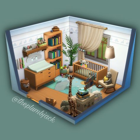 Sims 4 Infant Room No Cc, Nursery Ideas Sims 4, Sims 4 Base Game Nursery, Sims 4 Infant Room Ideas Base Game, Sims 4 Nursery Ideas Base Game, Sims 4 Nursery No Cc, Sims 4 Infant Bedroom, Sims 4 Extra Room Ideas, Sims 4 Nursery Ideas No Cc