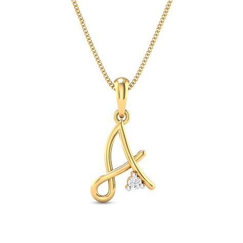 Initial A Diamond Pendant | Pendants | Diamond Jewellery | Jewellery Diamond Cut Initial Pendant Necklace For Gift, Diamond Cut Initial Pendant Jewelry, Hallmarked Diamond Initial Pendant Jewelry, Yellow Gold Initial Pendant With Single Cut Diamonds, Luxury Single Cut Diamond Initial Pendant, Pendants Diamond, Alphabet Pendant, Initial A, Timeless Gifts