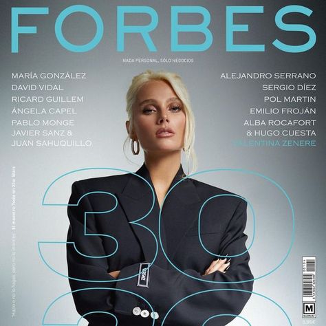 Valentina Zenere on Instagram: "Beyond grateful for this cover @forbes_es , so excited to be part of the 30 under 30 list✨" Forbes Magazine Cover, Forbes Cover, Beyond Grateful, Business Woman Successful, Wealthy Women, Forbes Magazine, 30 Under 30, Magazine Subscription, Alter Ego