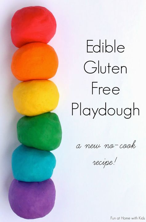 Super soft Edible Gluten Free Playdough - no cook and ready in under three minutes! Gluten Free Playdough, Cooked Playdough, Edible Playdough, No Cook, Playdough Recipe, Toddler Snacks, Toddler Play, Toddler Fun, Sensory Activities