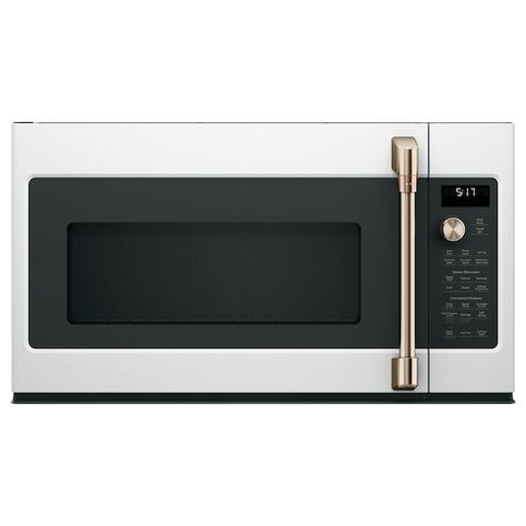 Otr Microwave, Ge Cafe, White Microwave, Over The Range Microwave, Slide In Range, Microwave Convection Oven, Convection Cooking, Steam Cooking, Range Microwave