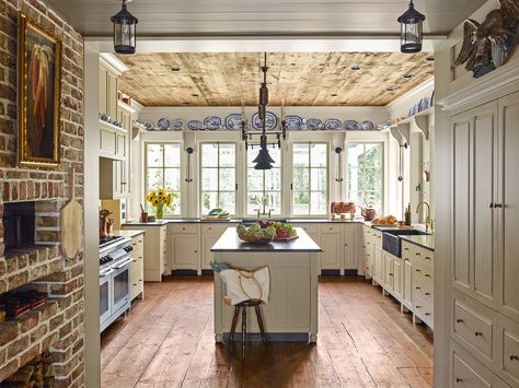 Modern Country Kitchens, Kitchen Design Pictures, Country Kitchen Designs, French Country Kitchens, Country Style Kitchen, Classic Kitchen, Country Kitchen Decor, Best Kitchen Designs, French Country Kitchen