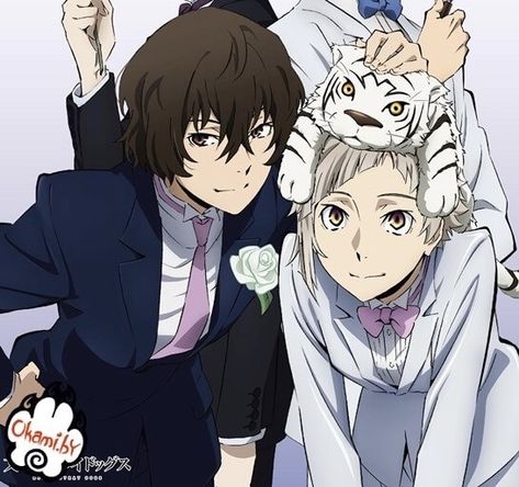 Sigma And Atsushi, Dazai And Atsushi, Osamu Dazai, Dazai Bungou Stray Dogs, Modern Fantasy, Dazai Osamu, Stray Cat, Bongou Stray Dogs, Stray Dogs Anime