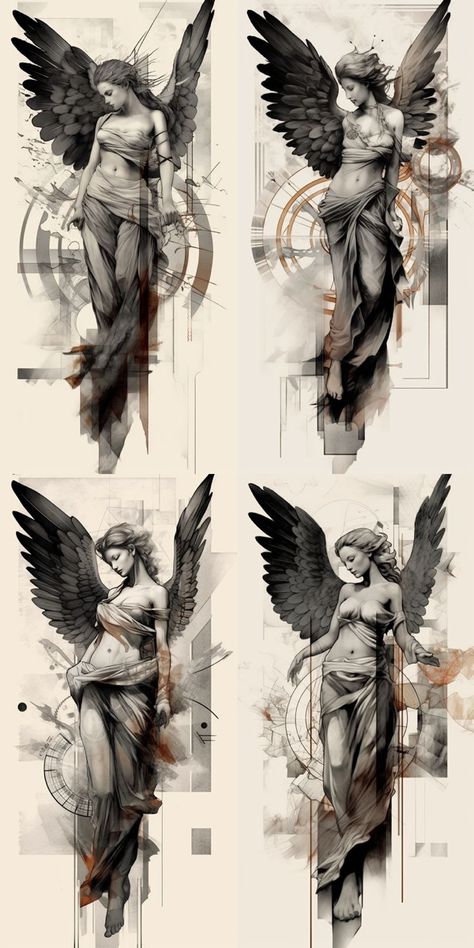 Angle Girl, Pause Button, Angel Tattoo Designs, Angel Drawing, Mythology Tattoos, Angel Statues, Tattoo Art Drawings, Desenho Tattoo, Angel Tattoo