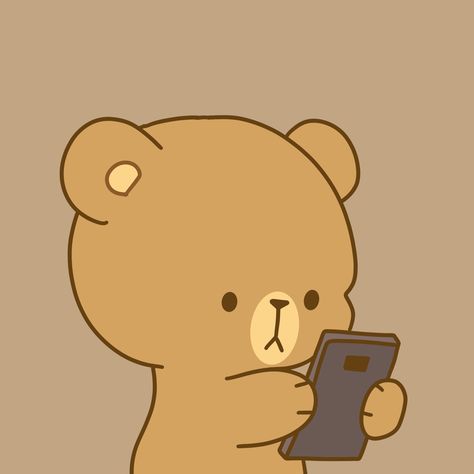 Milk And Mocha Bear Widget, Milk Pfp Bear, Milk And Mocha Bear App Icons, Mocha Pfp, Mocha Bear, Kawaii Unicorn, Milk & Mocha, Cute Bear Drawings, Bear Drawing