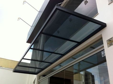 Door Canopy Modern, Patio Roof Extension Ideas, Muji Interior, Minimalist Kitchen Cabinets, Patio Door Coverings, Building A Carport, House Canopy, Awning Roof, Canopy Glass