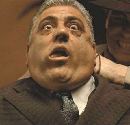 Luca Brasi sleeps with the fishes. Godfather Part 1, Luca Brasi, Godfather 1, The Godfather 1972, Godfather 1972, Best Movies List, James Caan, Godfather Movie, Gangster Movies