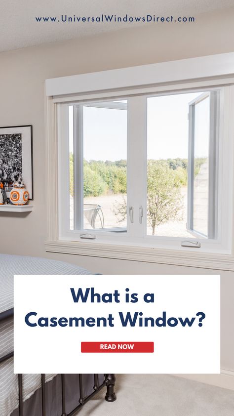 Do you know what crank-out windows are? They are actually considered casement windows! Casement windows provide TONS of benefits that most homeowners don't even realize. Learn more about casement windows and to see if they are the perfect windows for your home, click the link! Home Improvement Projects | Casement window ideas | awning windows | Planter box | Gardening | kitchen crank out windows Modern Casement Windows, Types Of Windows Style Modern, Casement Windows With Screens, Casement Windows Living Room, Casement Window Treatments, Casement Windows Kitchen, Casement Windows Exterior, Crank Out Windows, Timeless Home Exterior