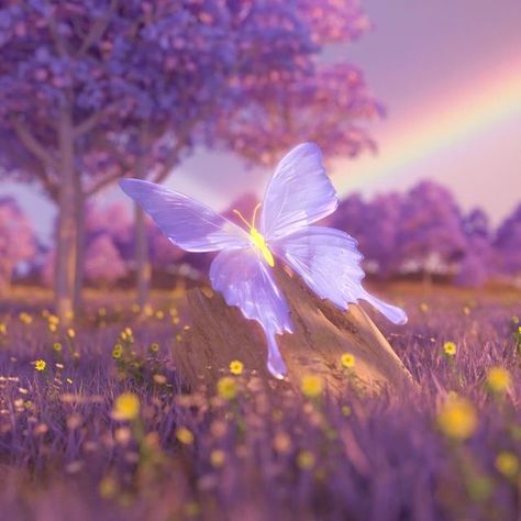 Purple Butterfly Aesthetic, Human Butterfly, Butterfly Oc, Butterfly Animation, Dreamy Butterfly, Nft 3d, Magical Butterfly, Butterfly Magic, Eclipsa Butterfly