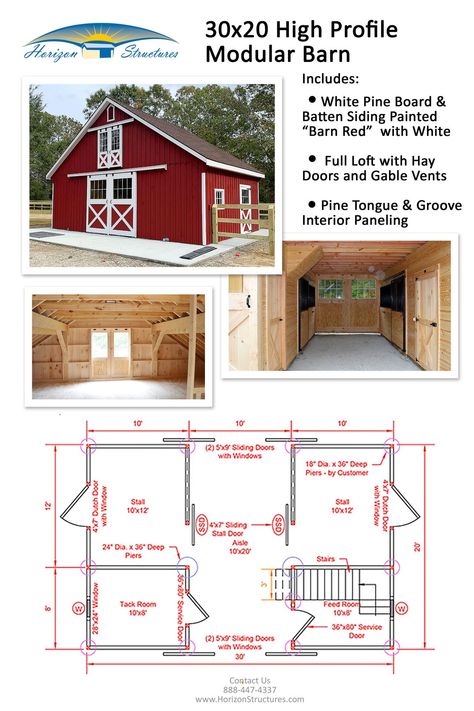 4 Stall Barn Layout, Small Horse Barn Plans Layout, Small Animal Barn Ideas, 3 Stall Horse Barn Plans, Small Barn Layout, Mini Barn Ideas, Barn Ideas For Animals, Animal Barn Ideas, Livestock Barn Plans