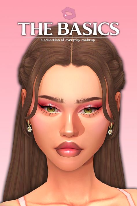 Lady Simmer, Sims 4 Makeup, Sims Makeup, Sims 4 Cc Eyes, The Sims 4 Skin, Makeup Cc, The Sims 4 Pc, Pelo Sims, Sims 4 Mm Cc