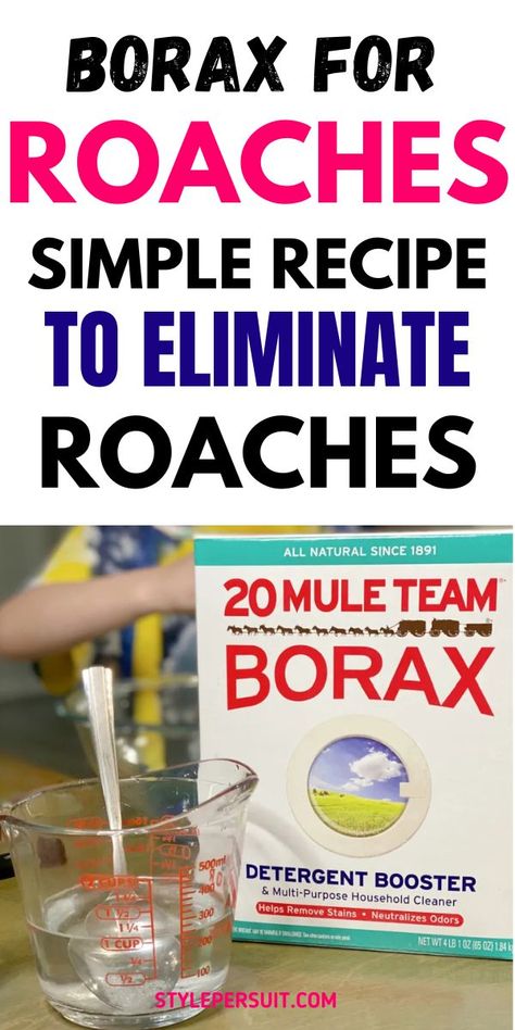 Roaches are one of the most persistent pests to deal with, and if you’re tired of seeing them crawling around your home, borax can be your secret weapon. Borax, a natural mineral, is not only effective but also a safer alternative to chemical-laden insecticides. This DIY roach killer recipe is both budget-friendly and incredibly simple to make. With just a few common ingredients, you can create a powerful solution that will have those pesky roaches gone for good. Natural Remedies For Roaches, Home Remedy For Roaches, Natural Way To Get Rid Of Roaches, How To Get Rid Of German Roaches, How To Get Rid Of Roaches In The House, Natural Ways To Get Rid Of Roaches, Borax For Roaches, Boric Acid For Roaches, How To Get Rid Of Cockroaches In Kitchen