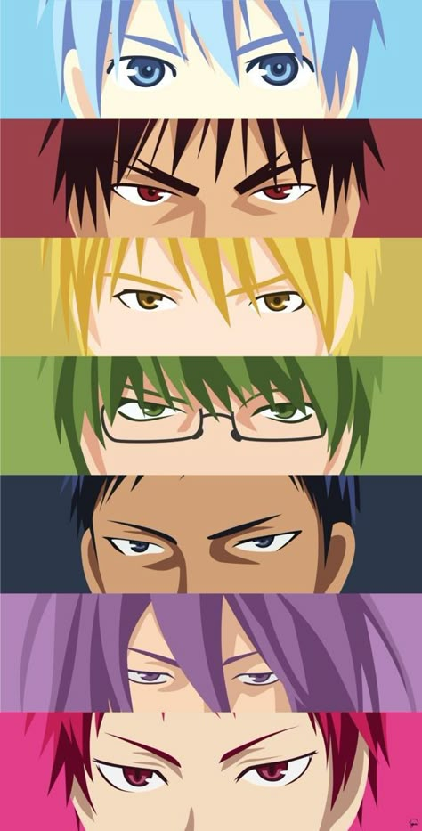 Kuroko's Basketball Wallpaper, Anime Basket, Aomine Kuroko, Kurokos Basketball, Kuroko No Basket Characters, Basket Drawing, Basketball Anime, Generation Of Miracles, Bola Basket