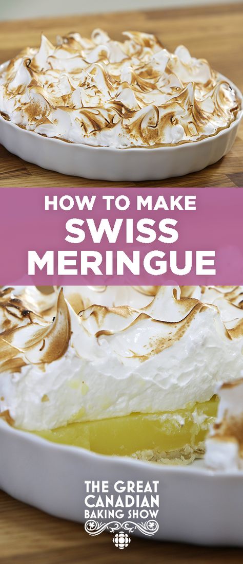 Canadian Baking, Meringue Topping, Bake Off Recipes, Mary Berry Recipe, British Recipes, French Baking, Meringue Pie Recipes, Meringue Recipe, Baking 101