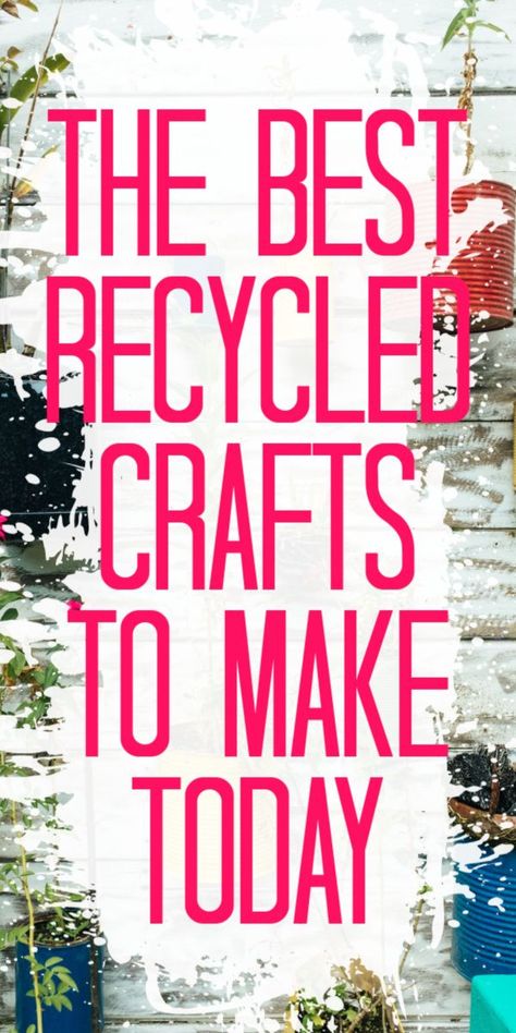 Recycled Crafts Kids Projects, Recycler Diy, Easy Recycled Crafts, Upcycling Crafts, Diy Recycled Projects, Recycled Crafts Kids, Upcycle Crafts Diy, Recycled Art Projects, Diy Upcycling