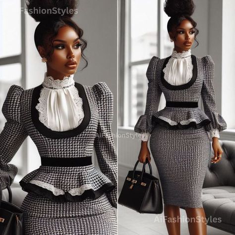 Fashionable Work Outfits Classy, Black Business Woman Outfits, Chic Business Attire, Fashionable Work Outfit, Corporate Dress, Chic Dress Classy, Future Of Fashion, Office Suit, Corporate Attire