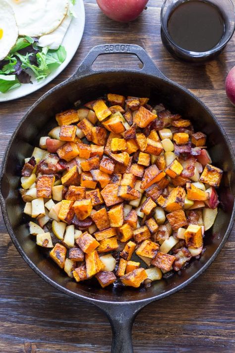 Butternut Squash Hash, Butternut Squash Apple, Overnight Oat, Butternut Squash Recipes, Sweet Potato Hash, Paleo Lunch, Diet Vegetarian, Paleo Breakfast, Butternut Squash Soup