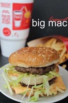 Copycat Big Mac Big Mac Recipe, Copycat Big Mac, Mac Donalds, Mcdonalds Apple Pie, Big Mack, Big Mac Sauce, Mac Sauce, Copykat Recipes, Copycat Restaurant Recipes