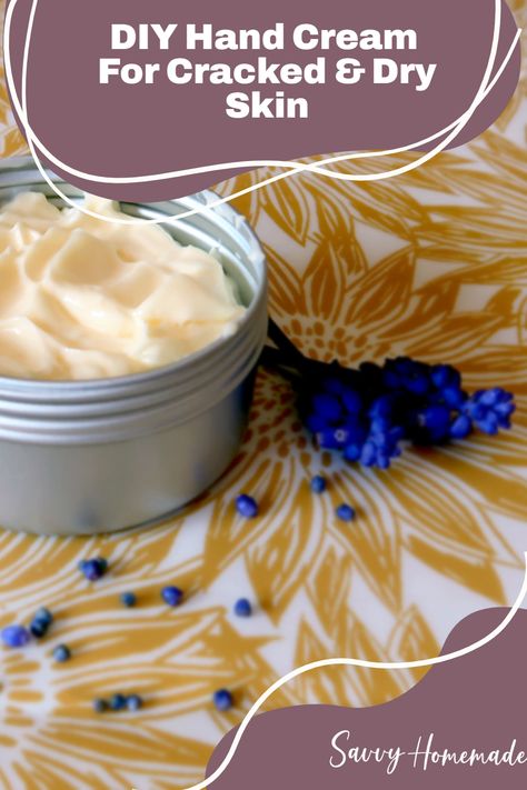 diy hand cream for cracked and dry skin Diy Hand Moisturizer, Diy Hand Lotion For Dry Hands, How To Make Hand Cream, Diy Hand Cream For Dry Skin, Homemade Hand Cream, Hand Cream Recipe, Extremely Dry Hands, Diy Hand Cream, Hand Cream Homemade