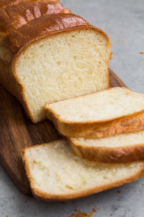 Brioche Loaf Bread- The Little Epicurean Honey Bread Recipe, Loaf Bread Recipe, Brioche Loaf, Honey Bread, White Bread Recipe, Sandwich Bread Recipes, Yeast Breads, Brioche Bread, Cloud Bread