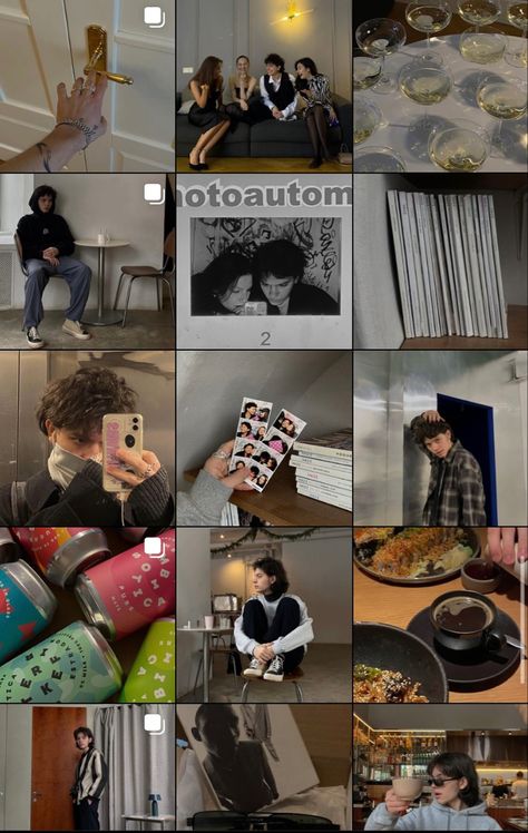 Ig Mood Board, Artsy Instagram Feed, Insta Feed Ideas, Instagram Feed Tips, French Girl Aesthetic, Ig Feed Ideas, Instagram Pattern, Instagram Feed Planner, Artsy Photography