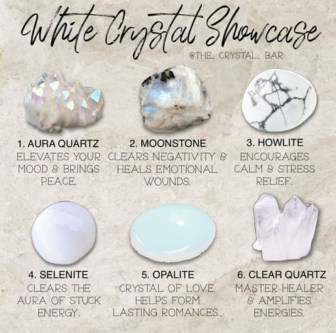 Lolite Crystal Aesthetic, White Crystals Stones, Prettiest Crystals, Witch Stones, Grey Crystals, White Gemstones, Gemstones Chart, Colour Spectrum, Crystal Healing Chart