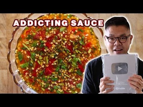 (113) The most addicting Asian sauce. It’s called jeow som. - YouTube Jeow Som, Asian Sauce, Spreads, Seafood, Steak, Sauce