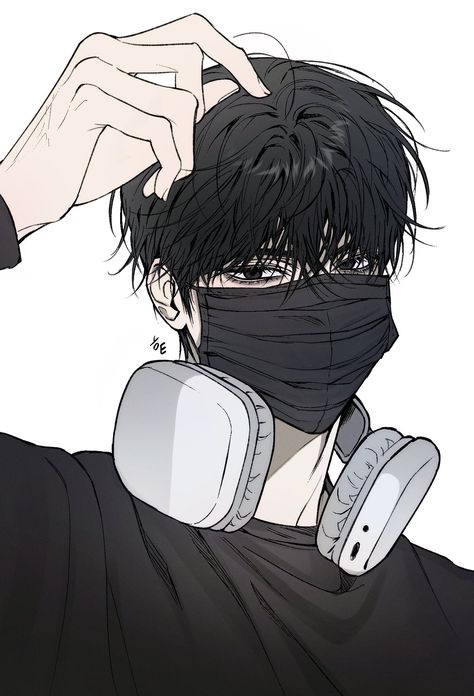 Boy With Headphones Aesthetic, Anime Boy With Headphones, Headphones Drawing, Headphones Art, Book Cover Background, Nijirô Murakami, Gamers Anime, Anime W, Boy Drawing