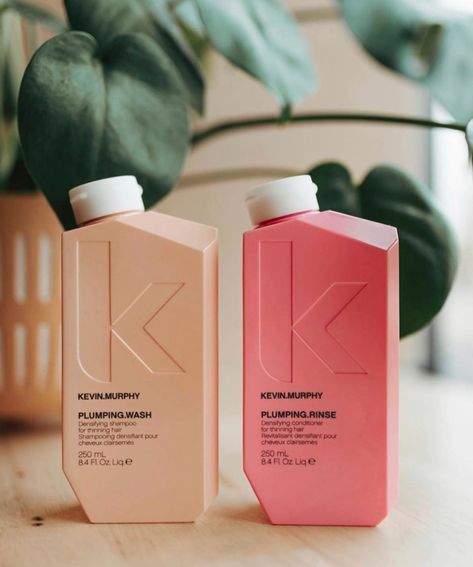 Kevin Murphy Plumping Wash and Rinse for Thinning Hair Duo set, 8.4 oz. Kevin Murphy Plumping, Kevin Murphy Products, Skincare Branding, Bottle Design Packaging, Kevin Murphy, Thinning Hair, Design Packaging, Bottle Design, Hair Ideas