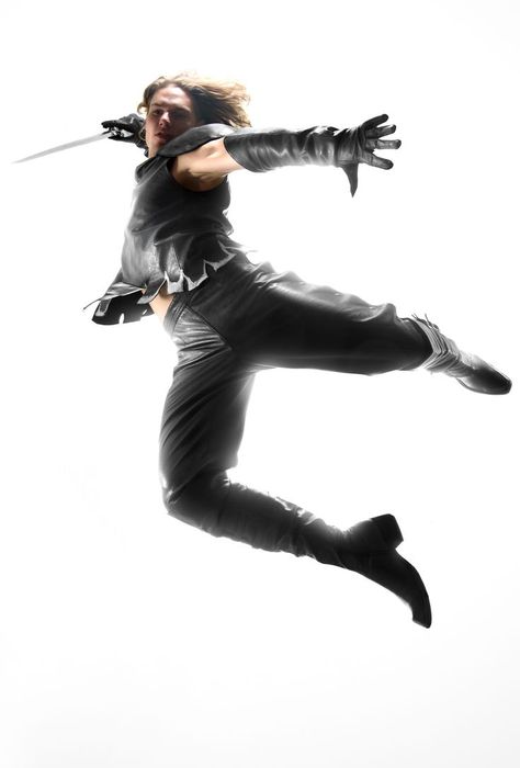 Jump Kick Reference, Jump Action Pose, Falling Perspective Pose, Jacket Blowing In Wind Reference, Air Poses Reference, Action Poses With Swords Reference, Dynamic Fighter Pose, Spear Action Pose Reference, Reaching Upwards Pose