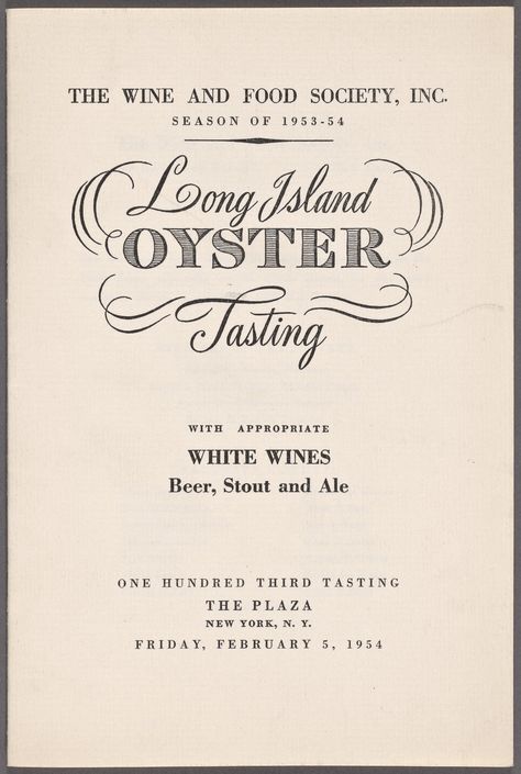 Long Island Oyster Tasting | 1953-54 2024 Collage, Raw Bar, Clam Bake, Raw Bars, Fish Fry, Oyster Bar, Common Room, Font Combinations, On The Menu