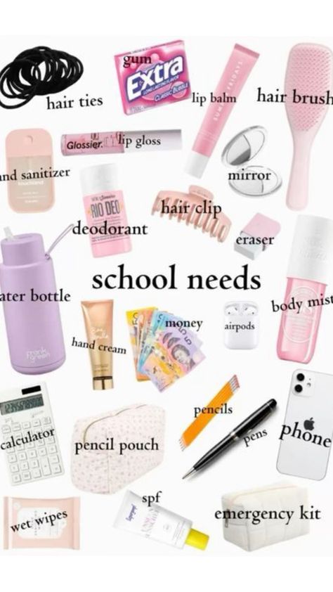 Hygiene Kit, School Emergency Kit, School Backpack Essentials, Phone Pen, Long Lasting Makeup, School Essentials, Emergency Kit, Personal Hygiene, Wet Wipe