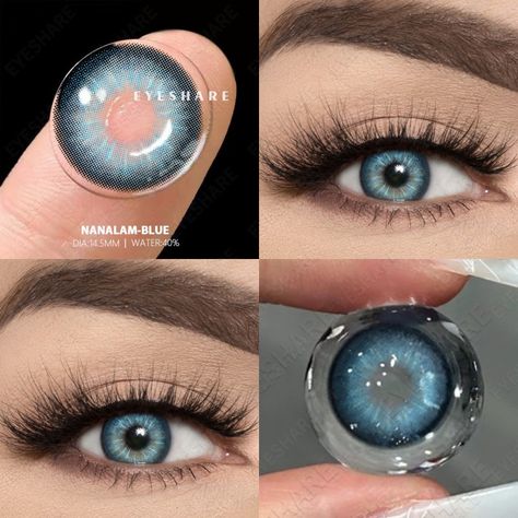 Brand Name: YICKYUE Material: HEMA Certification: CE External Testing Certification: ce Item Type: Color Contact Lenses Model Number: MCK1 Package Quantity: TWO PIECES Contact Lenses Type: Yearly Disposable Diameter (mm): 14.2-14.5mm Thickness(mm): 0.04-0.06 mm Life Span: Yearly Disposable Contacts Lenses Expiration time: 5 Years (before opened) Diopters: Non prescription lenses Color contact lens type: Circle Color Lenses Feature: helps change the color of pupils Use Occasion: For partydaily wear Notice: Pictures for reference only  Specification:Series: NANALAM、PATTAYA、BLACKSPOT、DIAMONDWater content: 40%Diameter: 14.2-14.5mmOptical centre thickness: 0.08mmMain material: HEMABase curve radius: 8.5mmLenses hardness: SoftReplacement frequency: yearly disposablePackaging: 1 Pair (2 lenses) L Grey Contact Lenses, Natural Contact Lenses, Contacts Lenses, Contact Case, Grey Contacts, Color Contact Lenses, Coloured Contact Lenses, Contact Lenses Colored, For Eyes