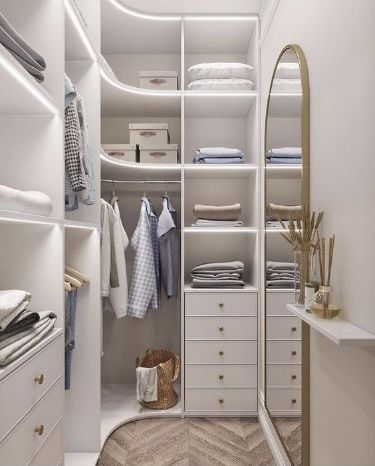 Narrow Closet Design, Dressing Room Closet, Dream Closet Design, Walk In Closet Design, Walking Closet, Closet Design Layout, Luxury Closets Design, Closet Renovation, Wardrobe Interior Design