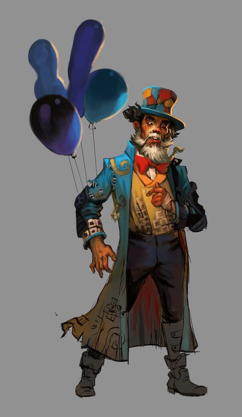 ArtStation - ring master Ring Master Character Art, Ringleader Drawing, Ring Master Character Design, Ringmaster Character Design, Dnd Circus, Fantasy Circus, Ring Master, Weird West, Circus Characters