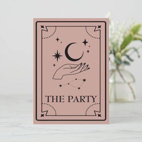 Spiritual Event, Bachelorette Party Invitation, Bachelorette Party Invitations, Bridal Brunch, Bride Tribe, Invitation Sizes, Party Items, Engagement Party, Bachelorette Party