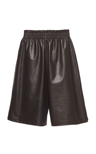 Bottega Veneta Shorts For Women | Moda Operandi Fitted Blazer Jacket, Metallic Skirt, Leather Short, Twill Shorts, Ribbed Tank Tops, Ribbed Tank, Designer Shorts, Leather Shorts, Romper Pants