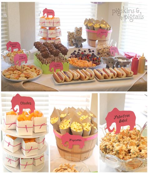 Elephant Theme Birthday Party from pigskinsandpigtails.com Elephant Party Food, Elephant Themed Food Ideas, Elephant Themed Food, Elephant Birthday Party Ideas, Elephant Food Ideas, Elephant Party Ideas, Elephant Birthday Party Boy, Elephant Food, Elephant Birthday Party