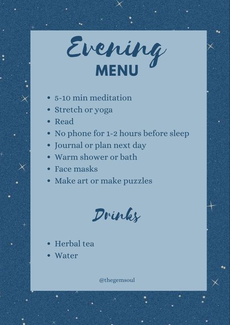 #evening #eveningmenu #nightmenu #night #nightroutine #like #manifestation#likeforlike Spiritual Night Routine, Summer Reset, Meditation Affirmations, Vision Goals, Goal Setting Vision Board, Yoga Reading, Sleep Journal, Evening Rituals, Board Party