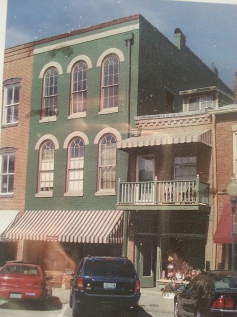 Vintage Garden Cottage in Weston Mo on the right with apartment above. and adjacent building with business and two apartments. Shops With Apartments Above, Apartments Above Shops, Apartment Above Shop, Apartment Above Store, Store With Apartment Above, Vintage Garden, Main Street, Cottage Garden, Exterior Design