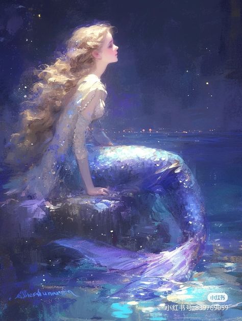 Mermaid Paintings Acrylic, Mermaid Pfp, Professional Mermaid, Mermaid Stories, Mermaid Artwork, Mermaid Illustration, Fantasy Mermaids, Mermaid Lagoon, Mermaid Drawings